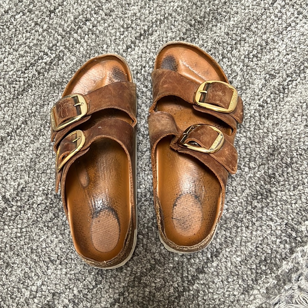 Big Buckle Birkenstocks *Well loved* size 38